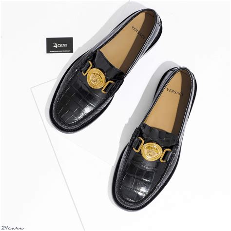 velvet versace loafers|Versace loafers on sale.